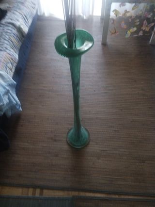 Florero verde grande
