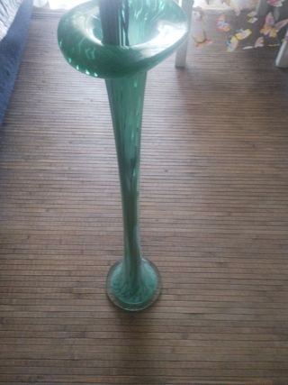 Florero verde grande