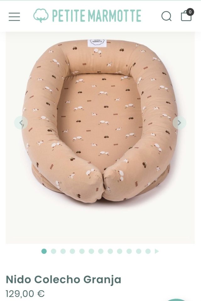 Cuna nido bebé Petite Marmotte