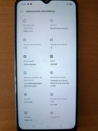 OPPO A15 3GB+32GB blu