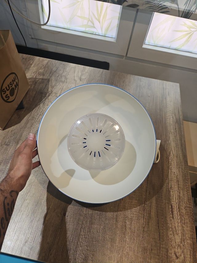 Lámpara infantil nubes - azul