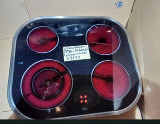 Vitrocerámica Teka redonda cuatro fuegos horno