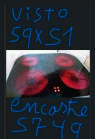 Vitrocerámica Teka redonda cuatro fuegos horno