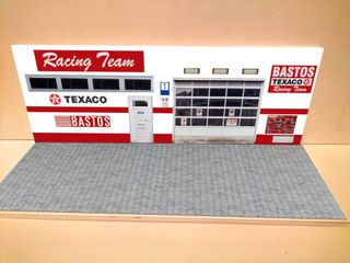 Base per Diorama Garage Scuderia Bastos Texaco in 