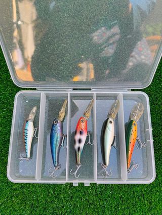 5 Minnows Pesca - Señuelos Antiguos