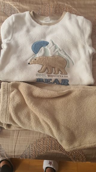 Pijamas niña - Osito - 2 piezas 