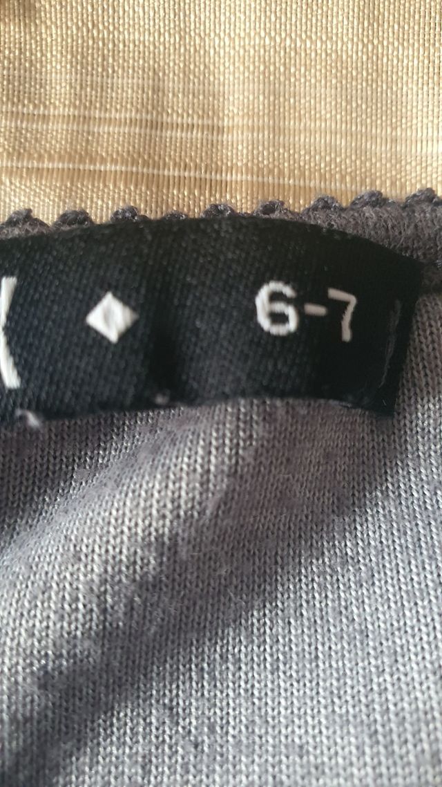 Pijama niña - 6-7 años - Gris