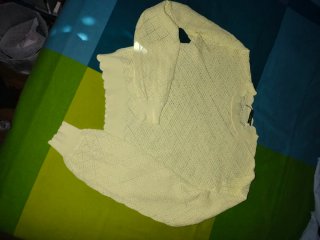 Jersey Zara amarillo mujer
