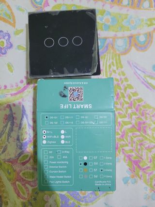 Interruptor WiFi inteligente 3 Gangs