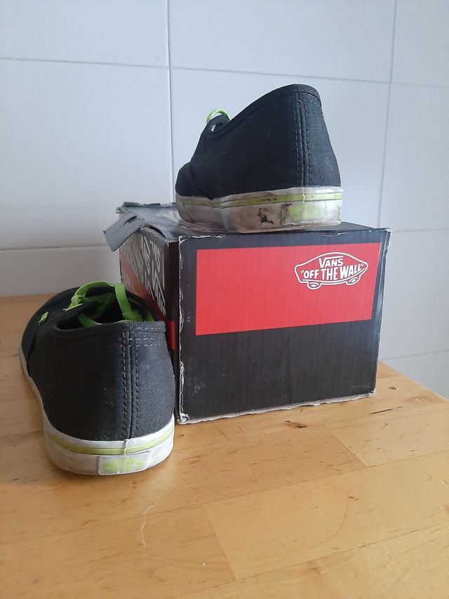 Zapatillas Vans - Negras/Verdes