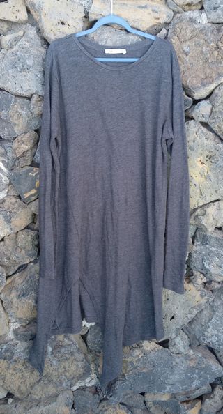 Blusa Zara gris - manga larga