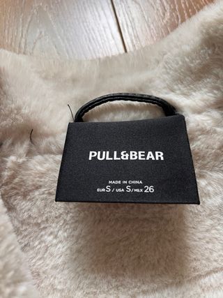 Cazadora biker polipiel pelo blanco