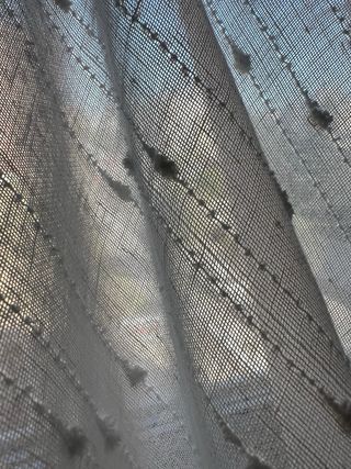 Visillo blanco algodón - Cortina