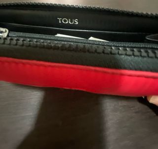 Cartera billetera TOUS roja