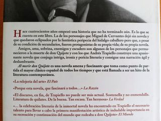 Al morir Don Quijote, Andrés Trapiello