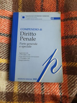 Compendio di Diritto Penale parte generale e speci