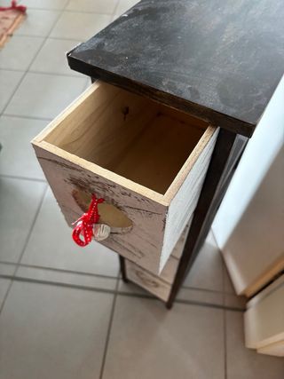 Cassettiera legno vintage