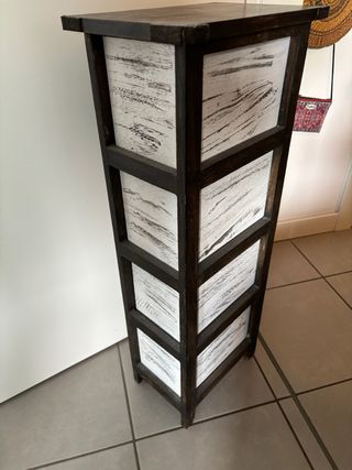 Cassettiera legno vintage