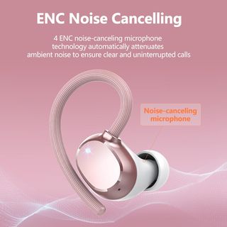 Auriculares Lekaby Q22 color rosa sin abrir