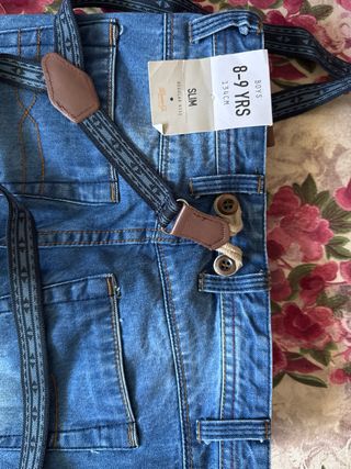 Pantalones vaqueros niño 8-9 años