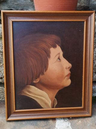 Cuadro antiguo niño
