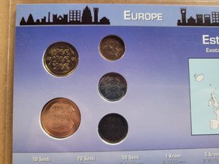 Estonia Set di 5 monete Nuovo