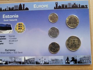 Estonia Set di 5 monete Nuovo