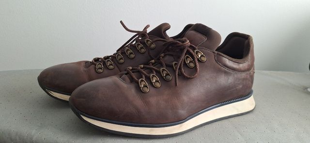 Bambas marrón piel Massimo Dutti