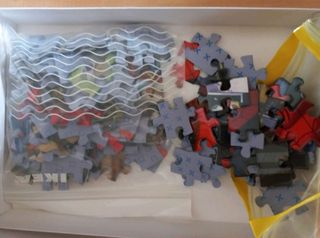 Lote de parchís-oca, puzzles y dominó