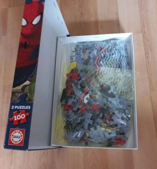 Lote de parchís-oca, puzzles y dominó