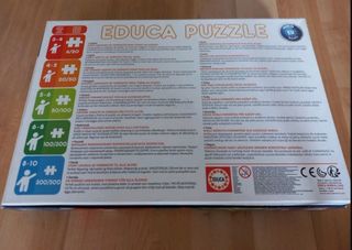 Lote de parchís-oca, puzzles y dominó