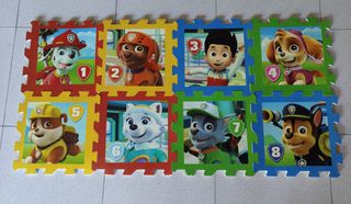 Alfombra Puzzle Paw Patrol (8 piezas)
