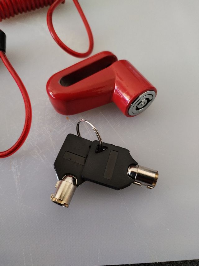 Candado disco freno patinete