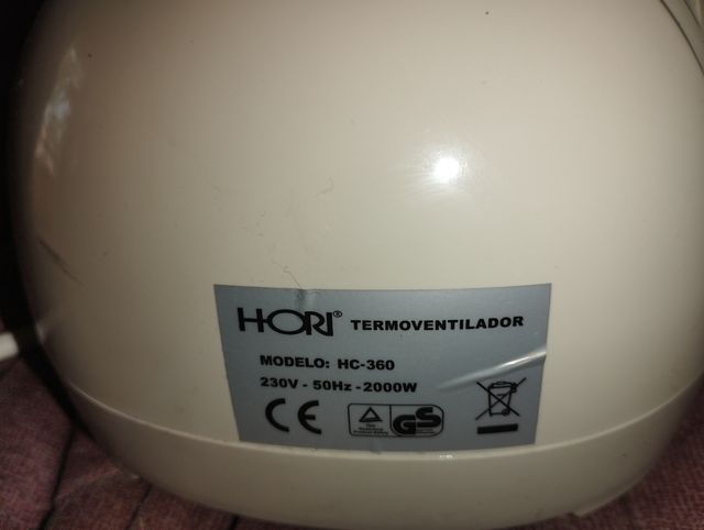 CALEFACTOR " HORI " 2000W-HC360 MANDO A DISTANCIA