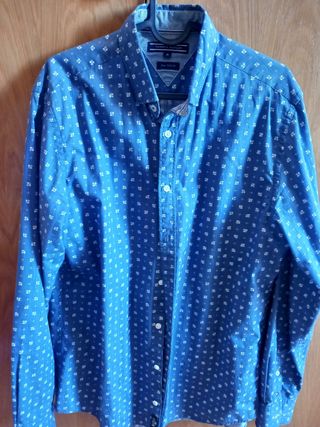 Camisa Tommy Hilfiger azul - Talla M