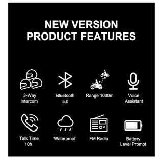 Intercomunicador Moto BETOWEY BTS3 Bluetooth