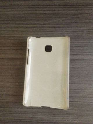 LG móvil blanco