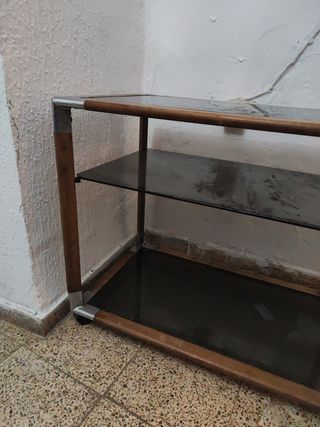 Carrito metal y cristal