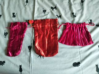 3 Sacchetti Erbolario - Fucsia e Bronzo