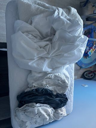 Cuna colecho + saco dormir bebé