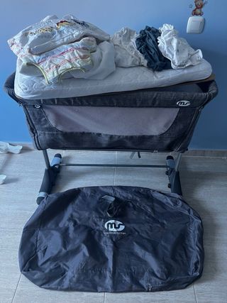 Cuna colecho + saco dormir bebé