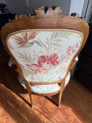 Silla Isabelina restaurada