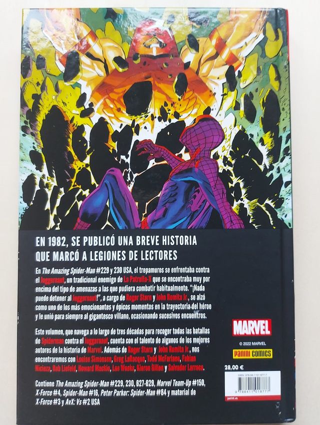 Spiderman. ¡Nada puede detener al Juggernaut!