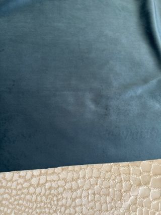 Terciopelo azul ancho de 3 metros