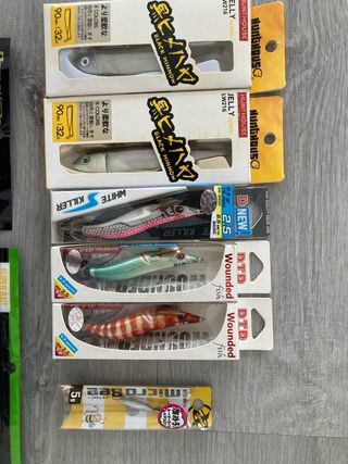 Señuelos Pesca Spinning: Rockfishing & Calamares