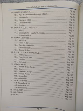 El Campo Arañuelo, Los Ibores y La Jara Cacereña