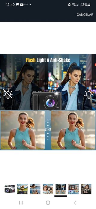 Cámara Fotográfica/Video Digital a estrenar