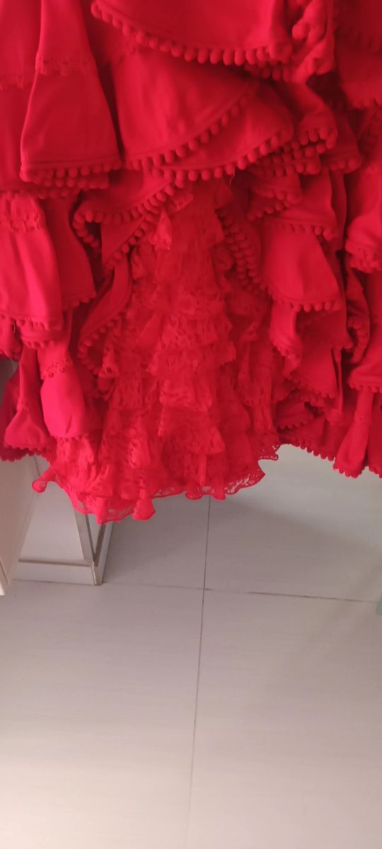 Traje Flamenca Rojo