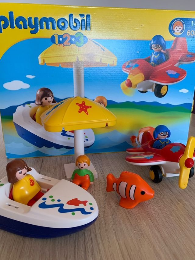 Playmobil 123 playa y avion