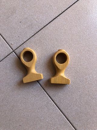 Barra de cortina con cortinas